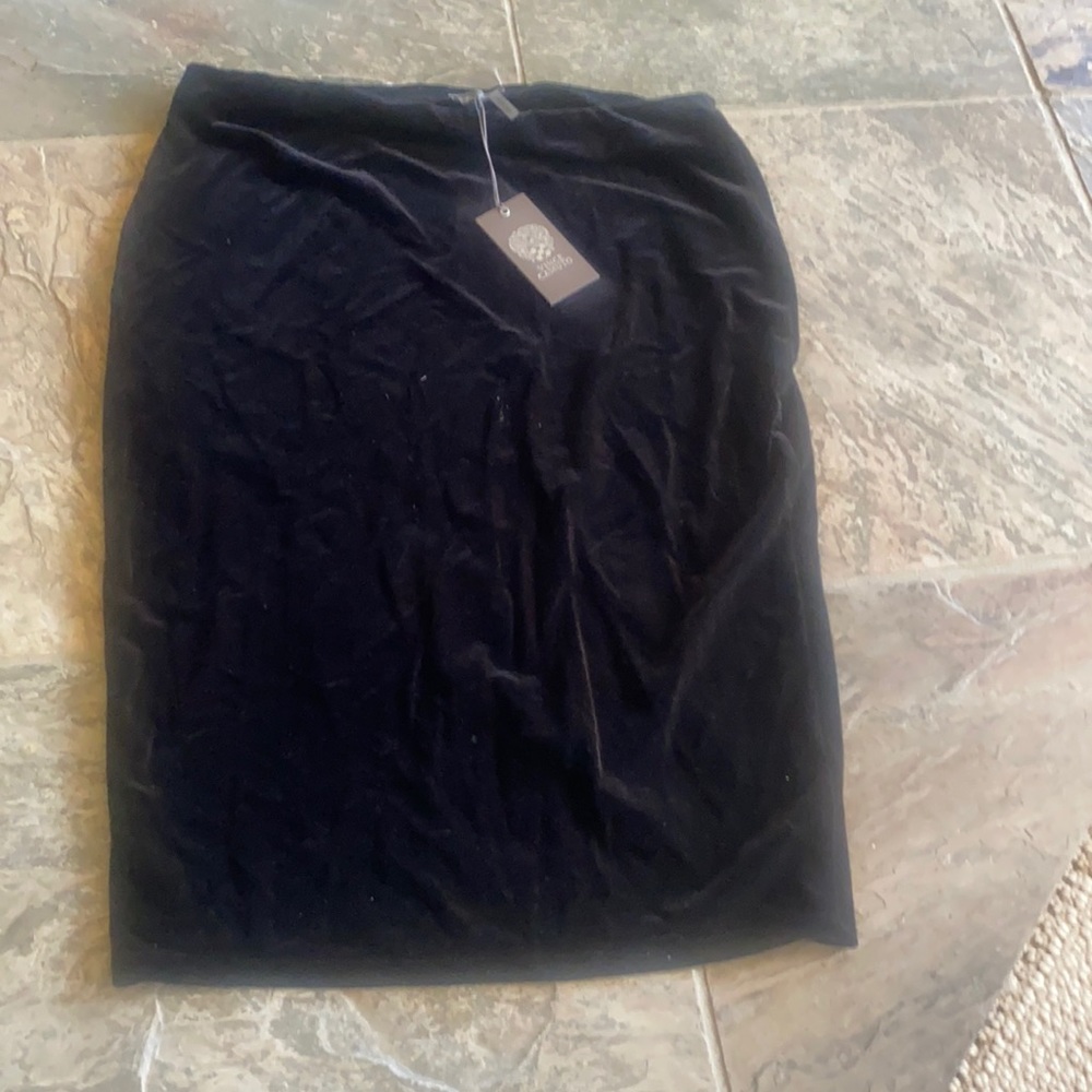 Vince Camuto velvet skirt